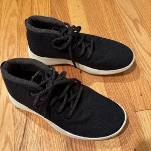 Allbirds Wool Runner-up Mizzle Women's Sneaker Boots Size 8 Dark Gray